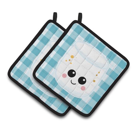 Carolines Treasures Marshmellow Face Pair of Pot Holders BB7056PTHD